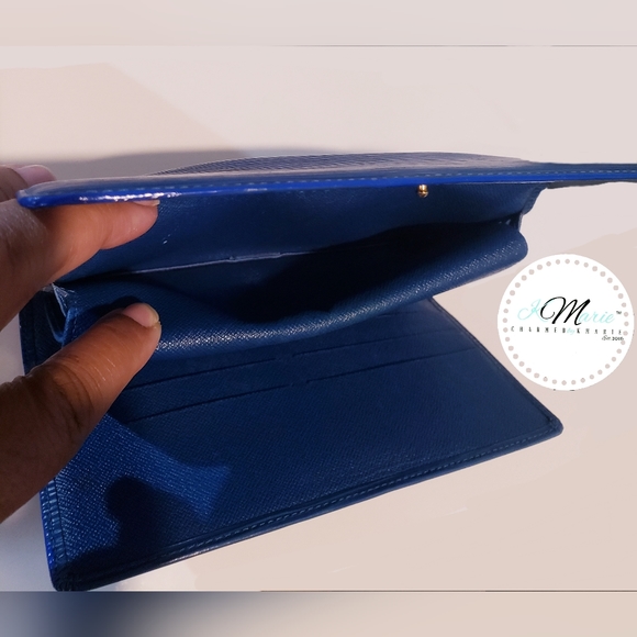 Authentic LOUIS VUITTON.                  Pochette Port Monet Credy Epi - Picture 8 of 10